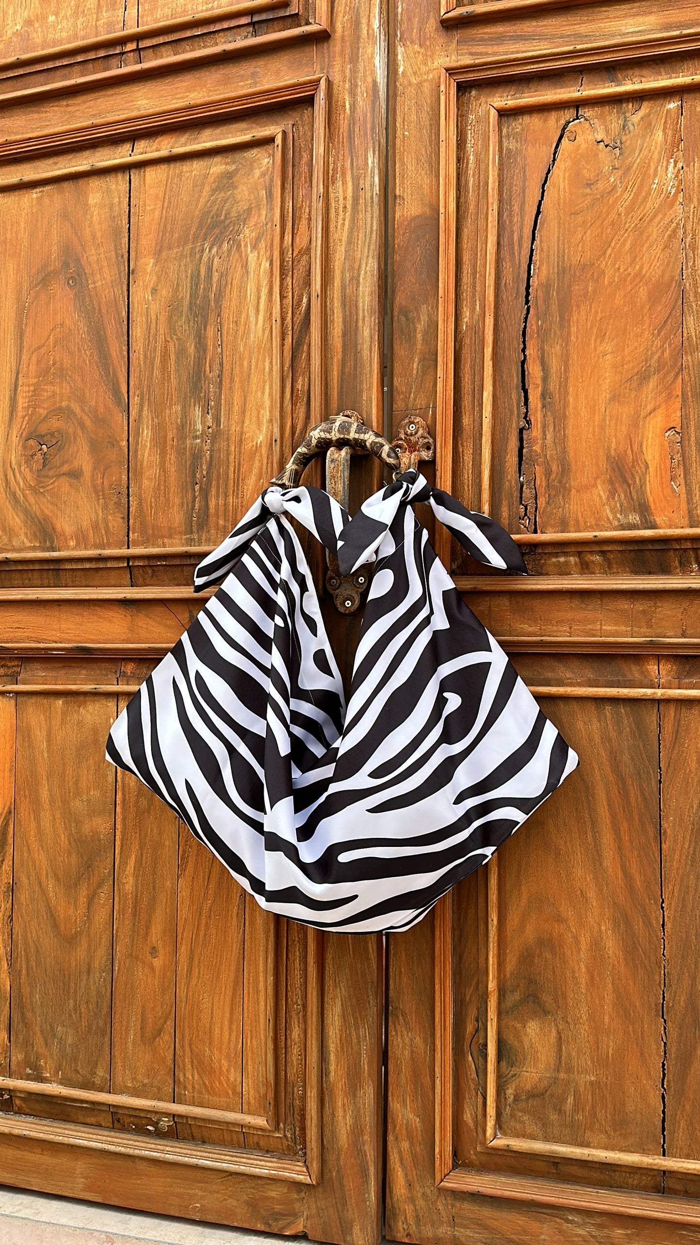 Silk Scarf Tote Beach Bag