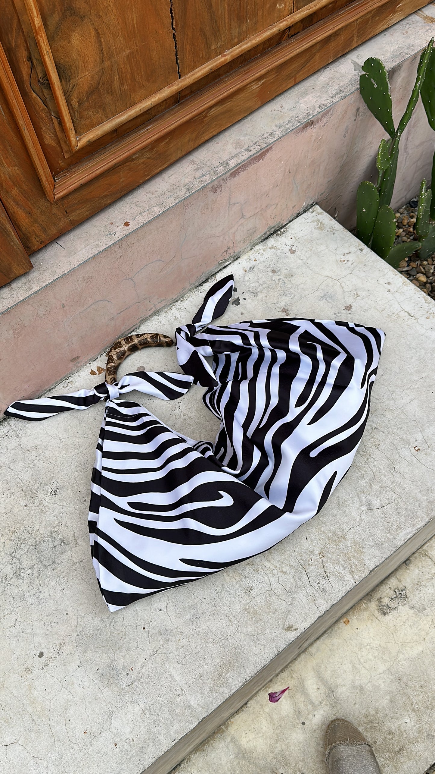 Silk Scarf Tote Beach Bag