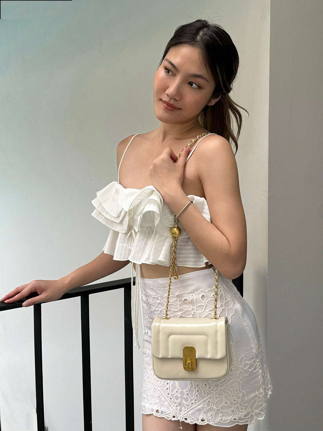 Classic Gold Chain Shoulder and Crossbody Bag