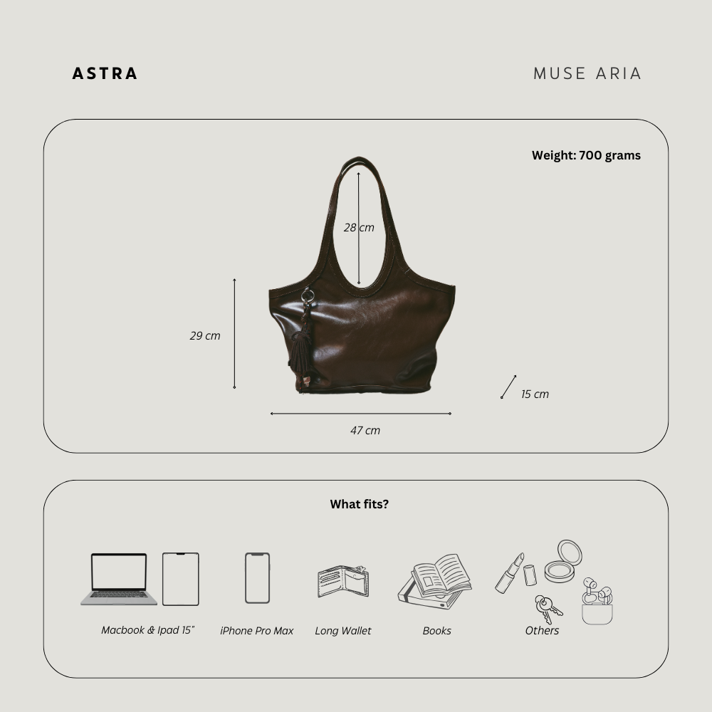 Astra - Large Tote Leather Bag