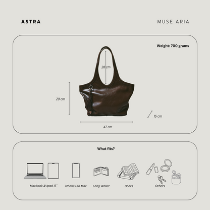 Astra - Large Tote Leather Bag