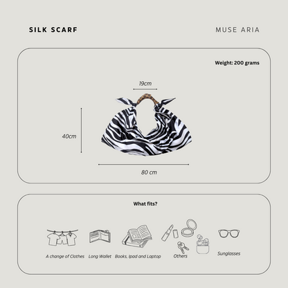 Silk Scarf Tote Beach Bag