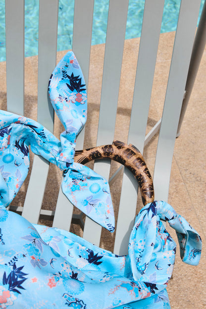 Blue Floral Print