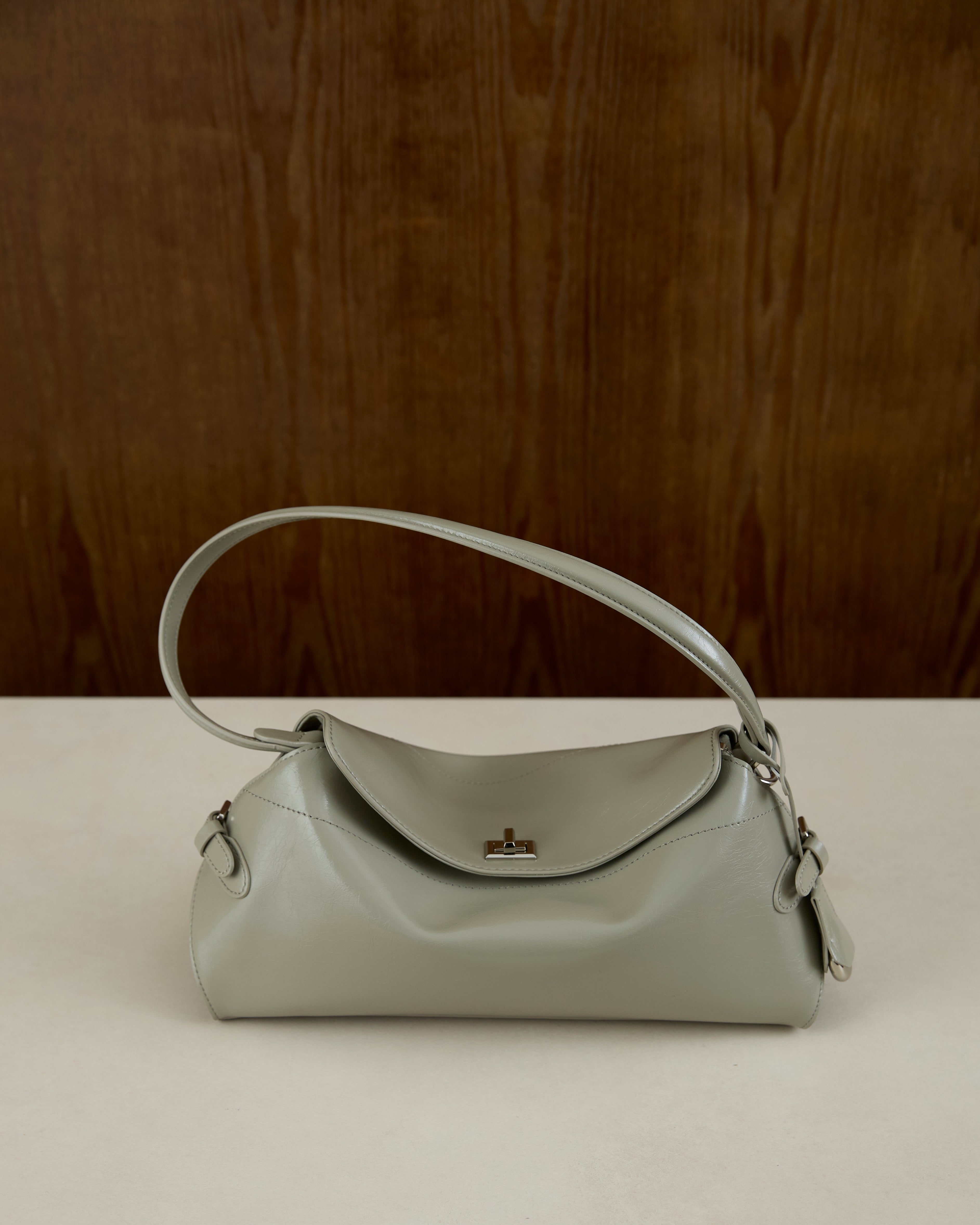 Noa - Long Handle Shoulder Leather Bag – Muse Aria